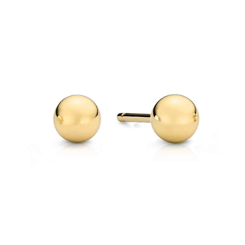 Cercei Tip Biluță Din Aur 14K Ultra-Ușoare - 8mm