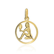 Pandantiv Aur 14K cu Semnul Zodiacal Fecioara
