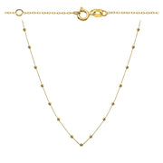 Colier cu Bilute- Aur 14k