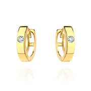 Cercei Creole Aur 14k cu Zirconii