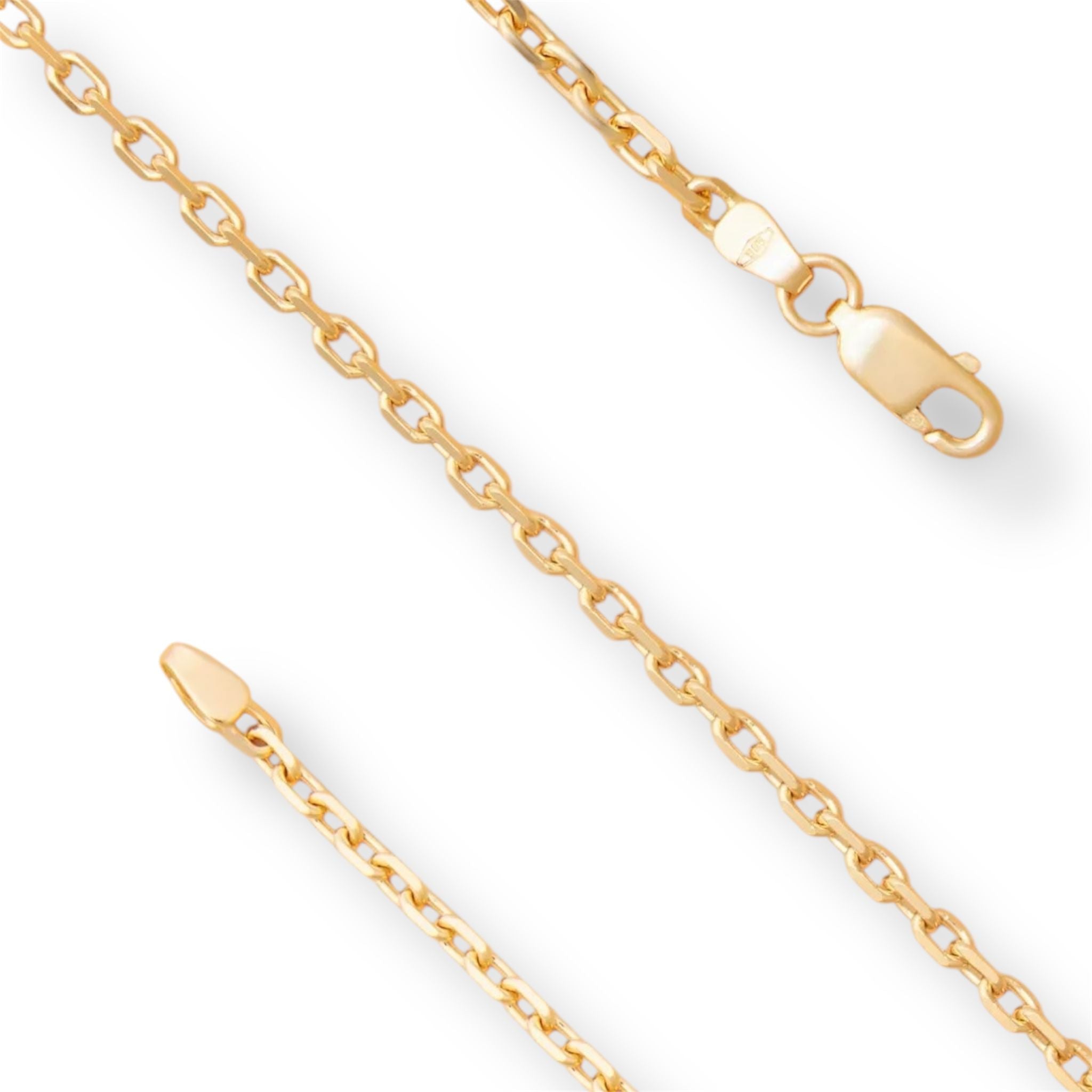 Lant Aur 14k Forzatina 50  cm