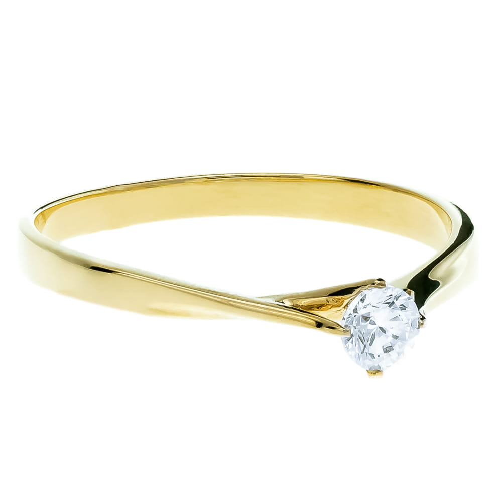 Inel Elegant Aur 8K cu Zirconiu - Design Delicat