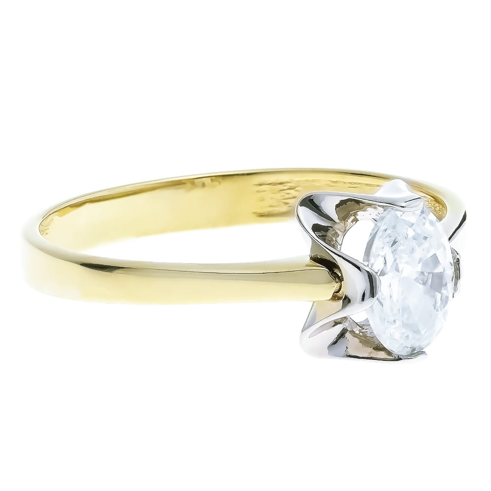 Inel Elegant Aur 8K cu Zirconiu