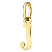 Pandantiv Aur 14k cu Litera J, 17 mm x 24 mm