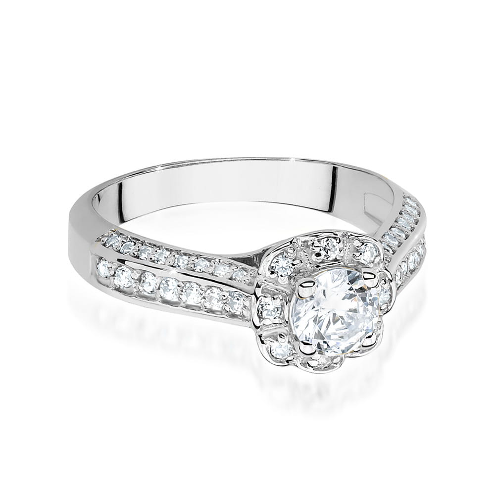 Inel Aur 14k cu Diamante 0.85 ct