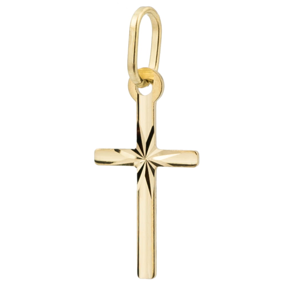 Pandantiv Cruciuliță Delicată Din Aur 14K
