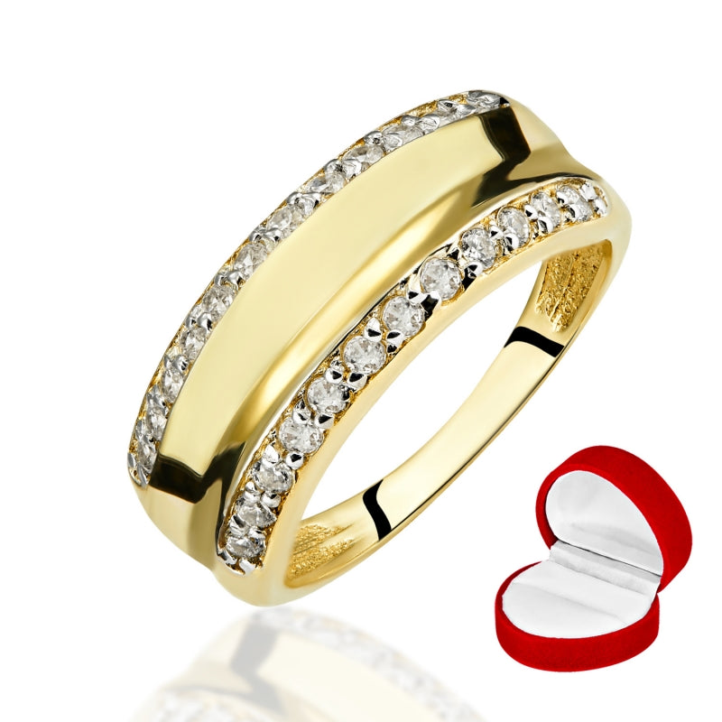 Inel Aur 8K cu Zirconiu