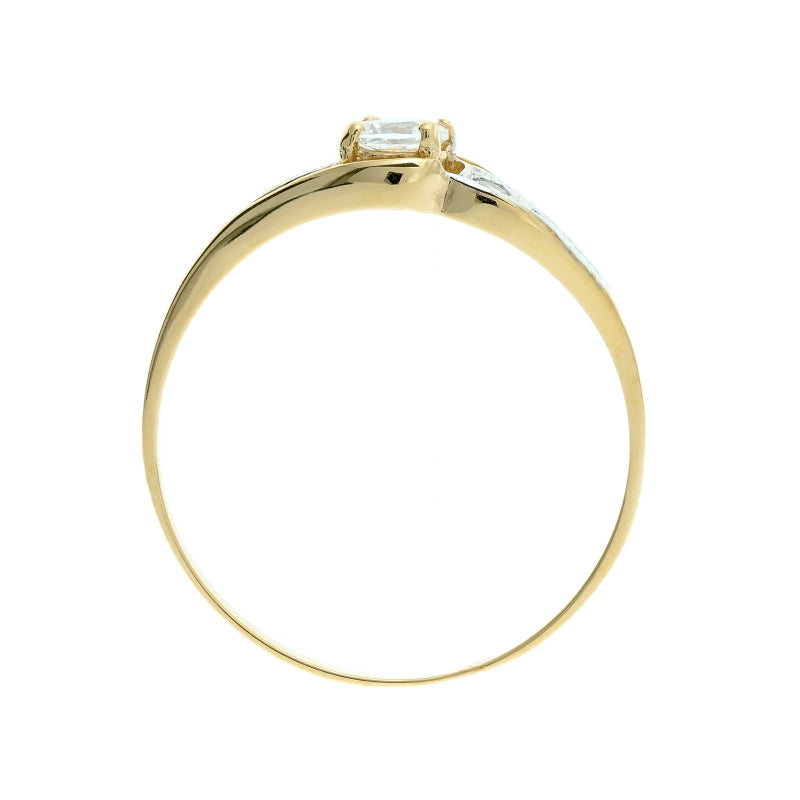 Inel Aur 8K cu Zirconii - Eleganță Subliniată