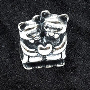 Talisman Argint 925 rodiat Bear family