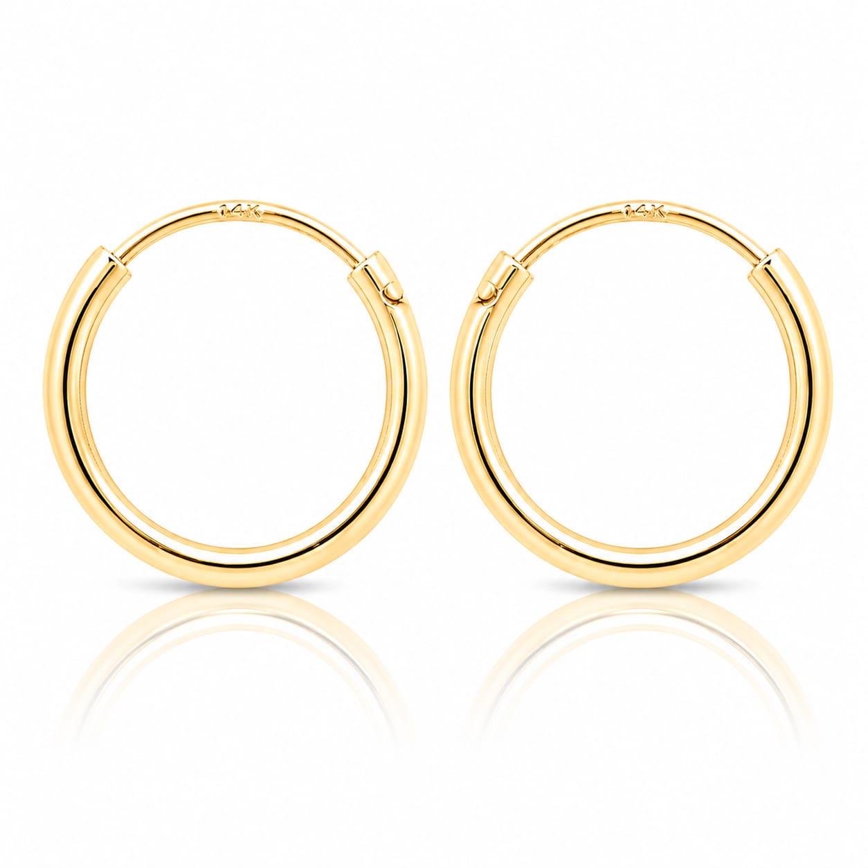 Cercei Aur 14K creole 1.50x13mm