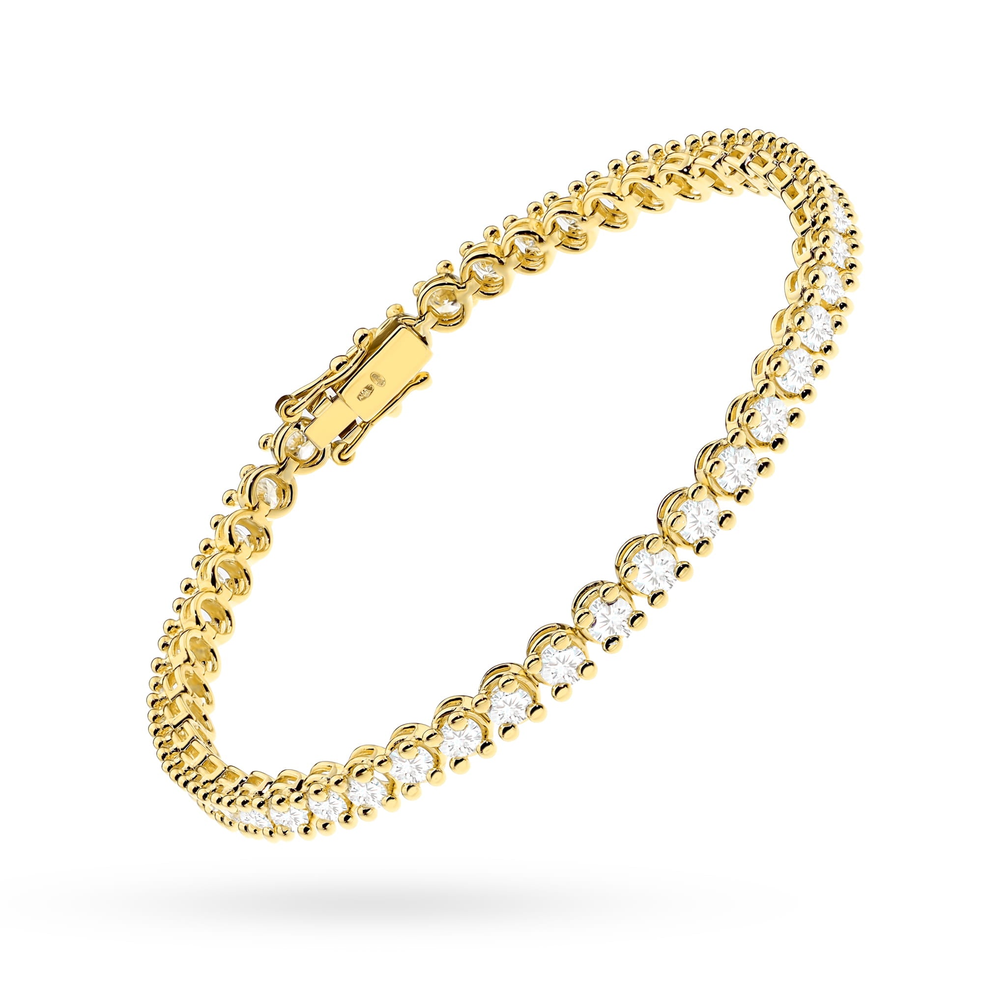 Brățară Aur 14K cu Diamante Cultivate în Laborator