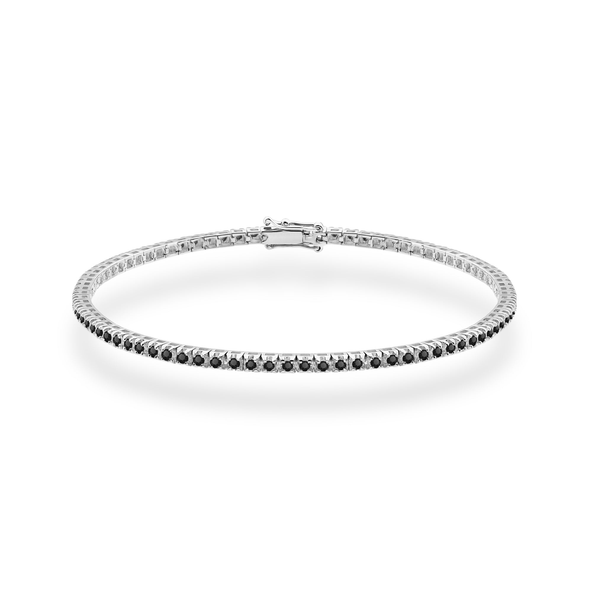 Bratara Aur 14K cu Diamante Naturale Negre 1.20 ct
