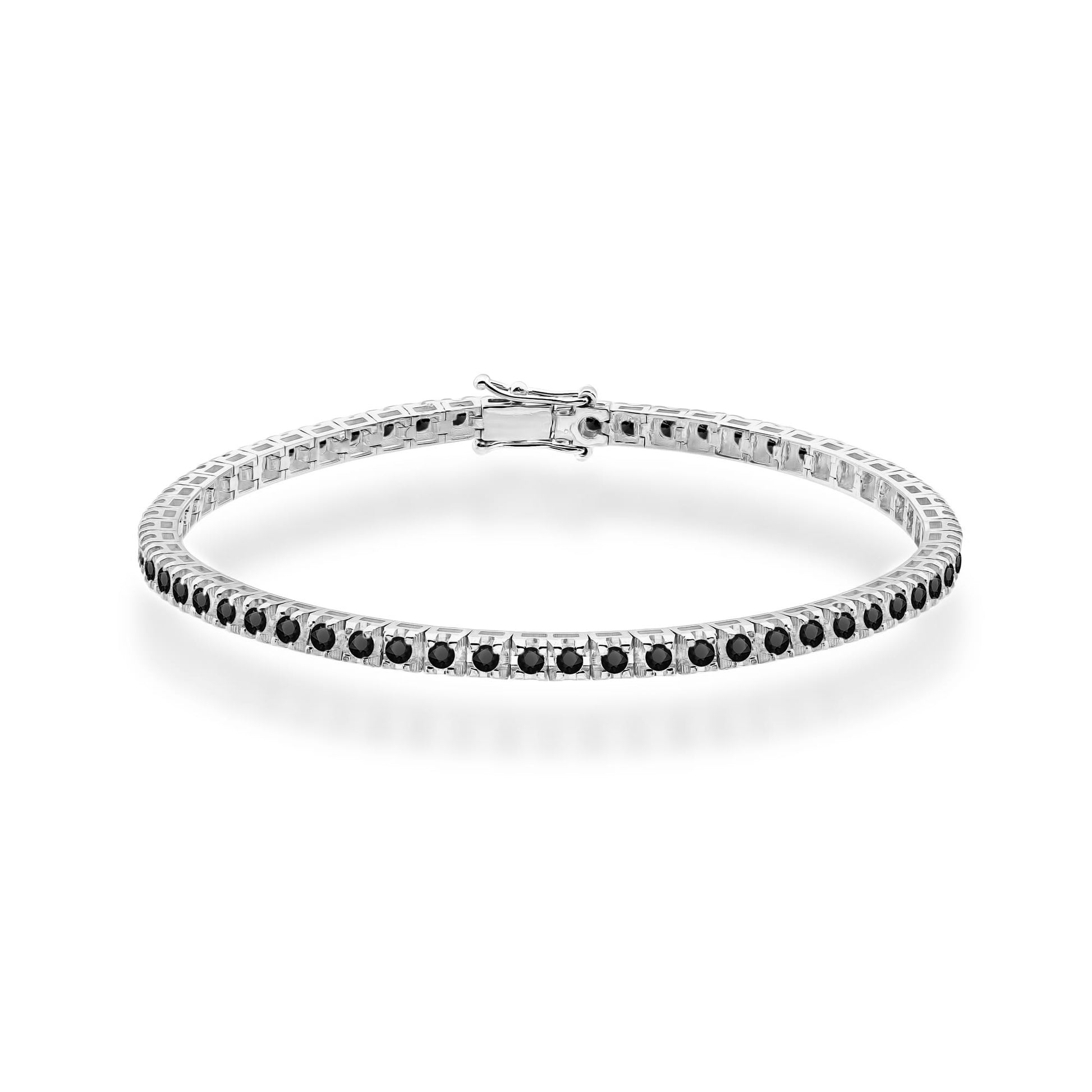 Bratara Aur 14K cu Diamante Naturale Negre 1.89 ct