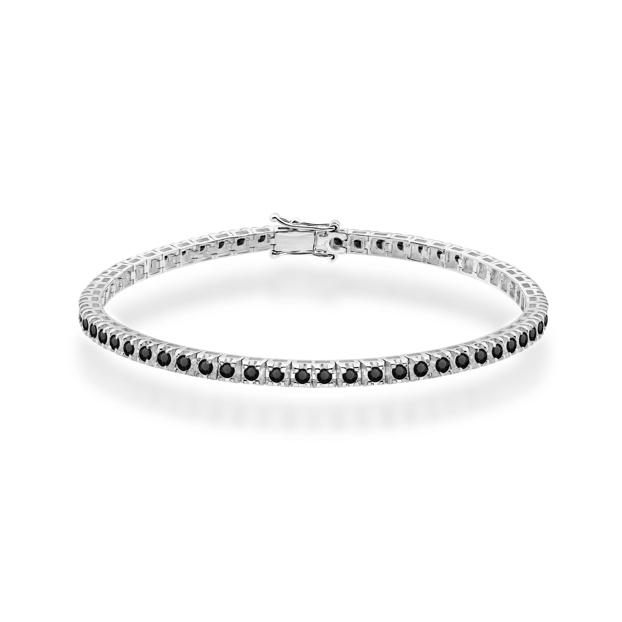 Bratara Aur 14K cu Diamante Naturale Negre 1.89 ct