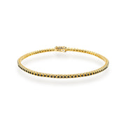 Bratara Aur 14K cu Diamante Naturale Negre 0.51 ct
