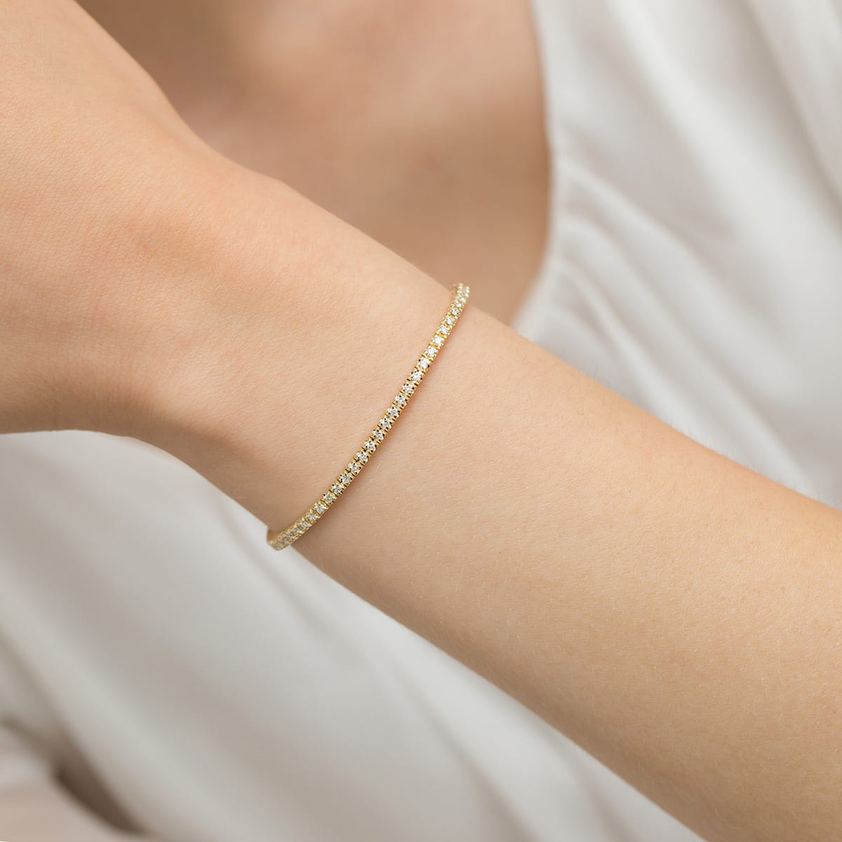 Brățară Aur 14K B0031 Diamante