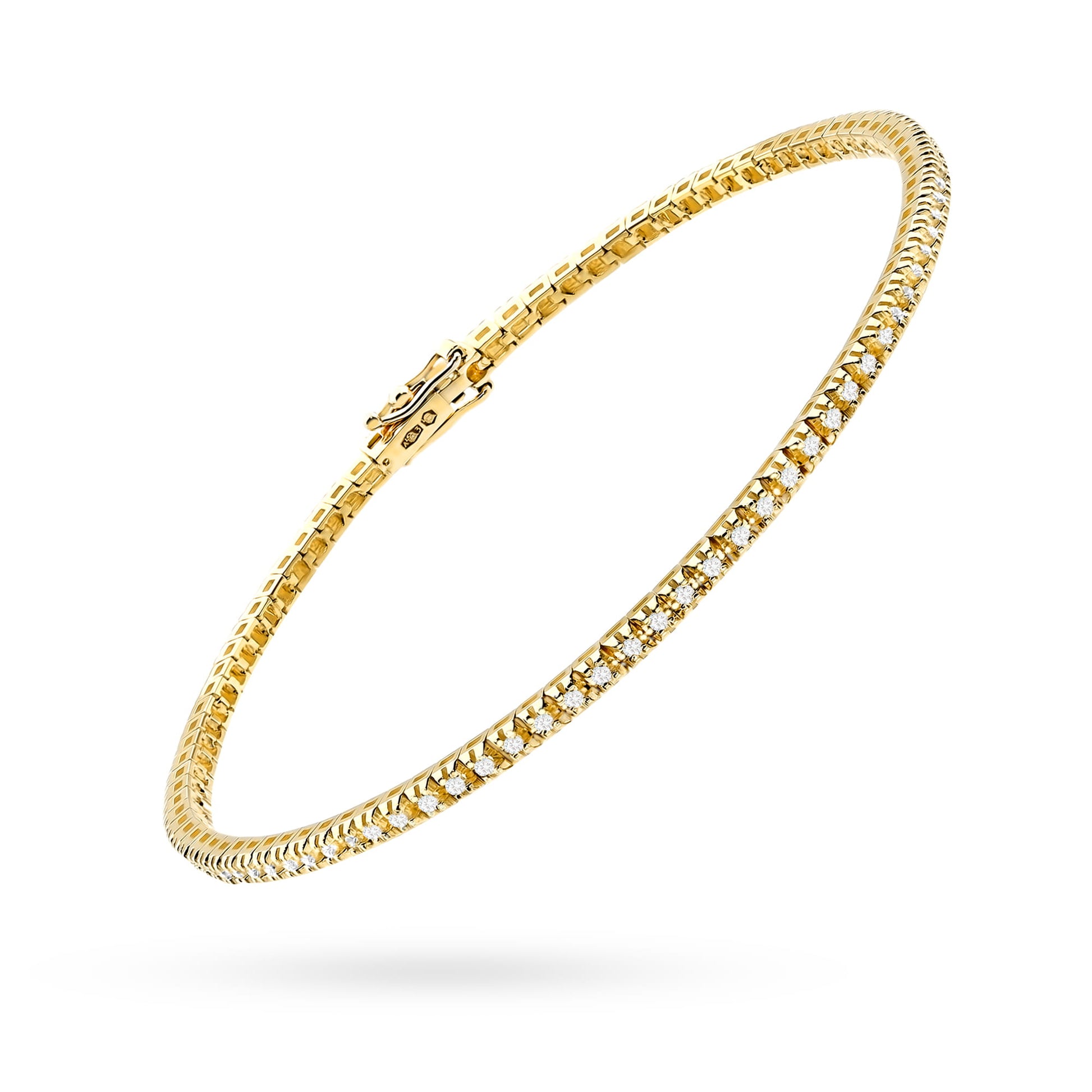 Bratara Aur 14K cu Diamante Naturale 0.48 ct