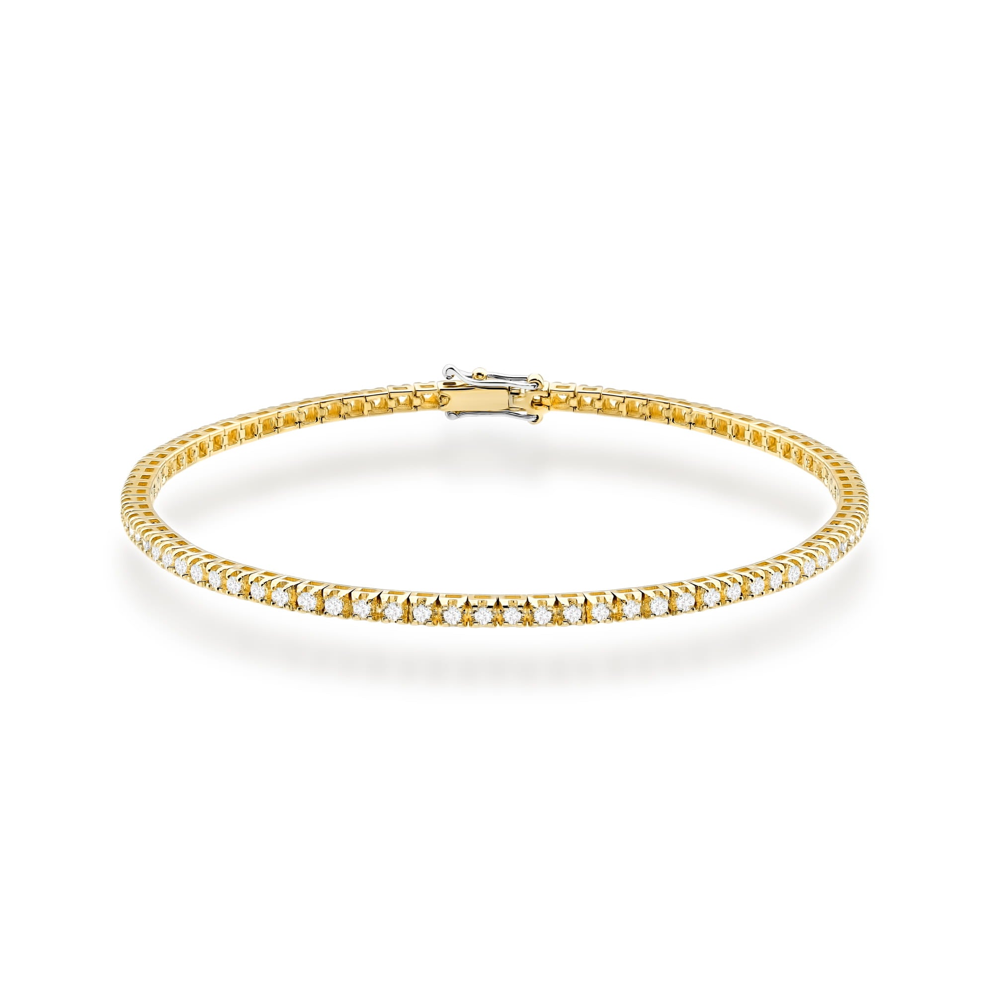 Bratara Aur 14K cu Diamante Naturale 1.15 ct