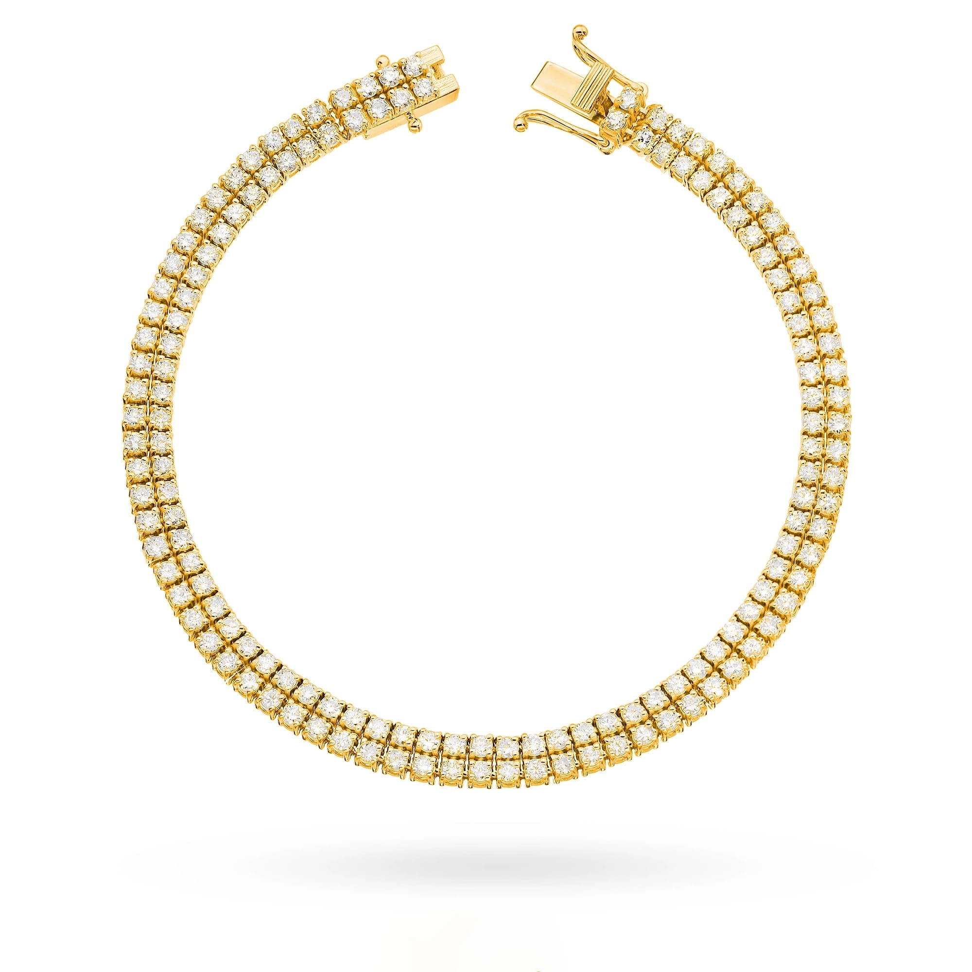 Bratara Aur 14K cu Diamante Naturale 2.96 ct