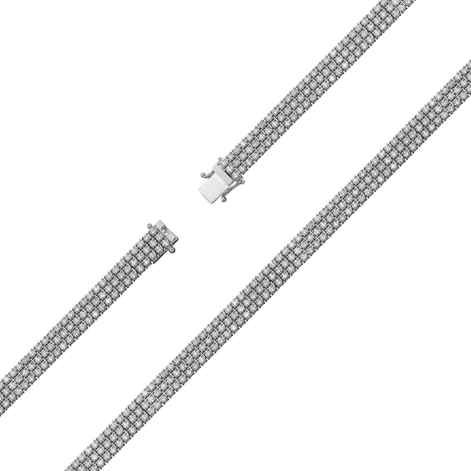 Brățară Aur 14K B0035 Diamante 4.44ct