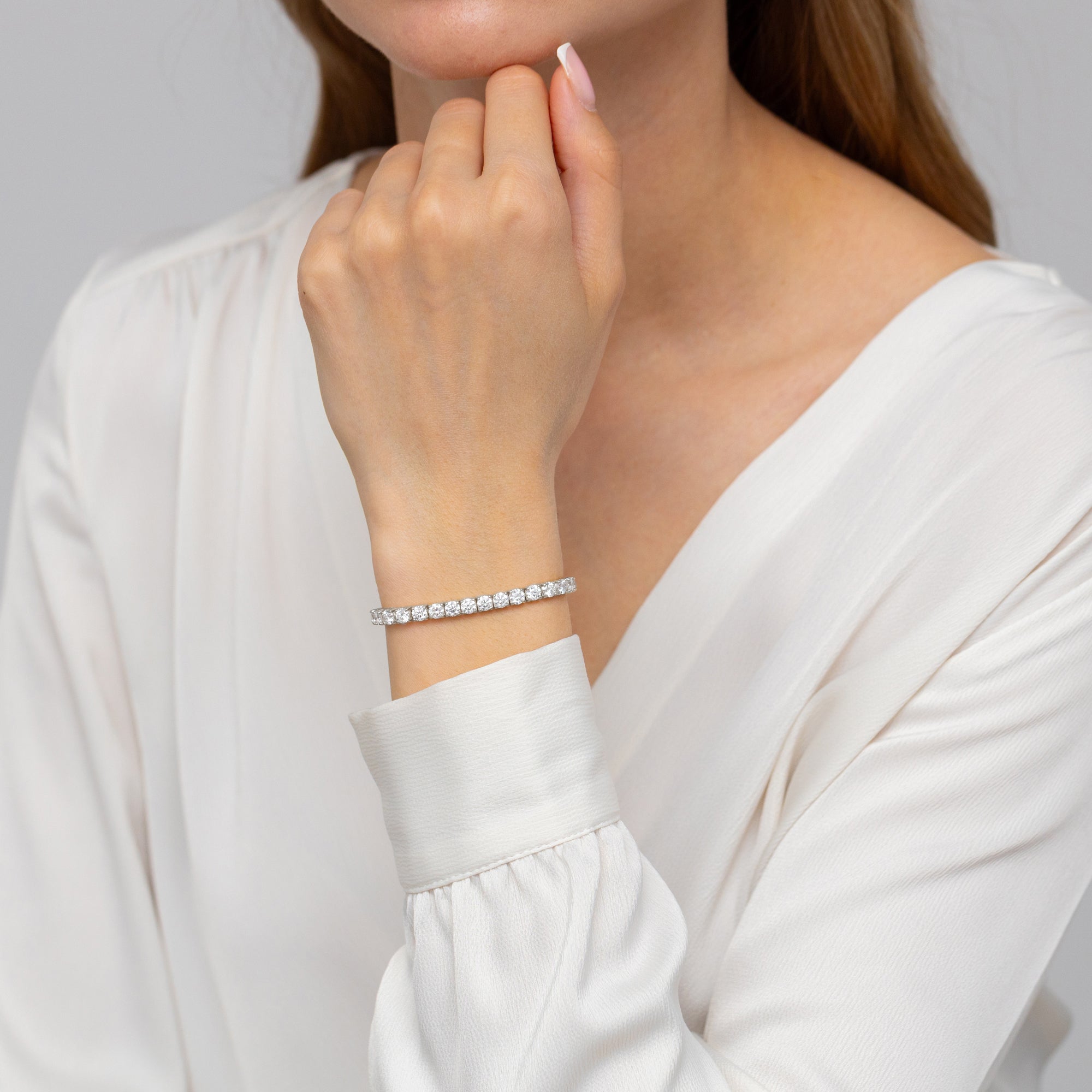 Bratara Aur 14K cu Diamante Naturale 9.75 ct