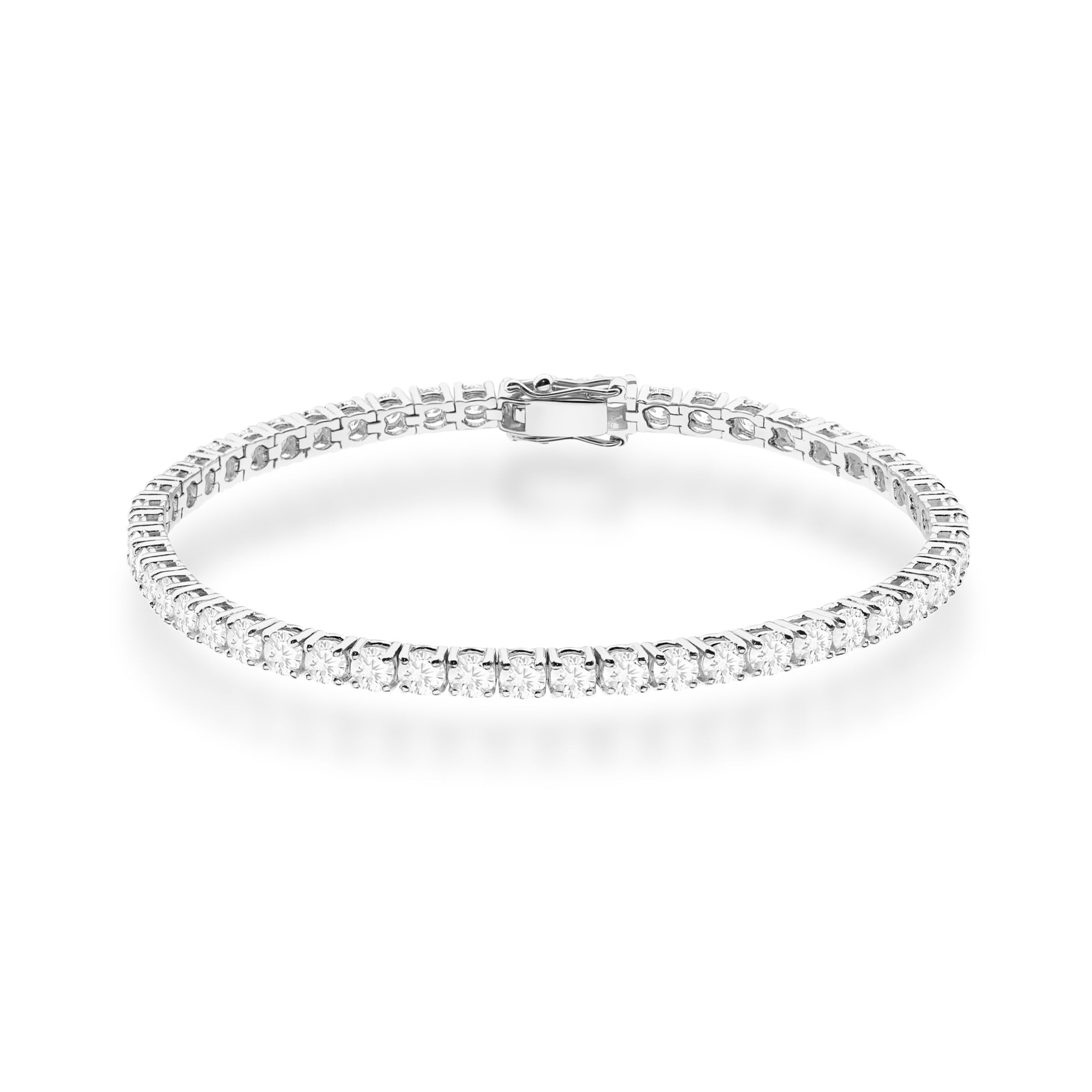 Bratara Aur 14K cu Diamante de Laborator 7.56 ct