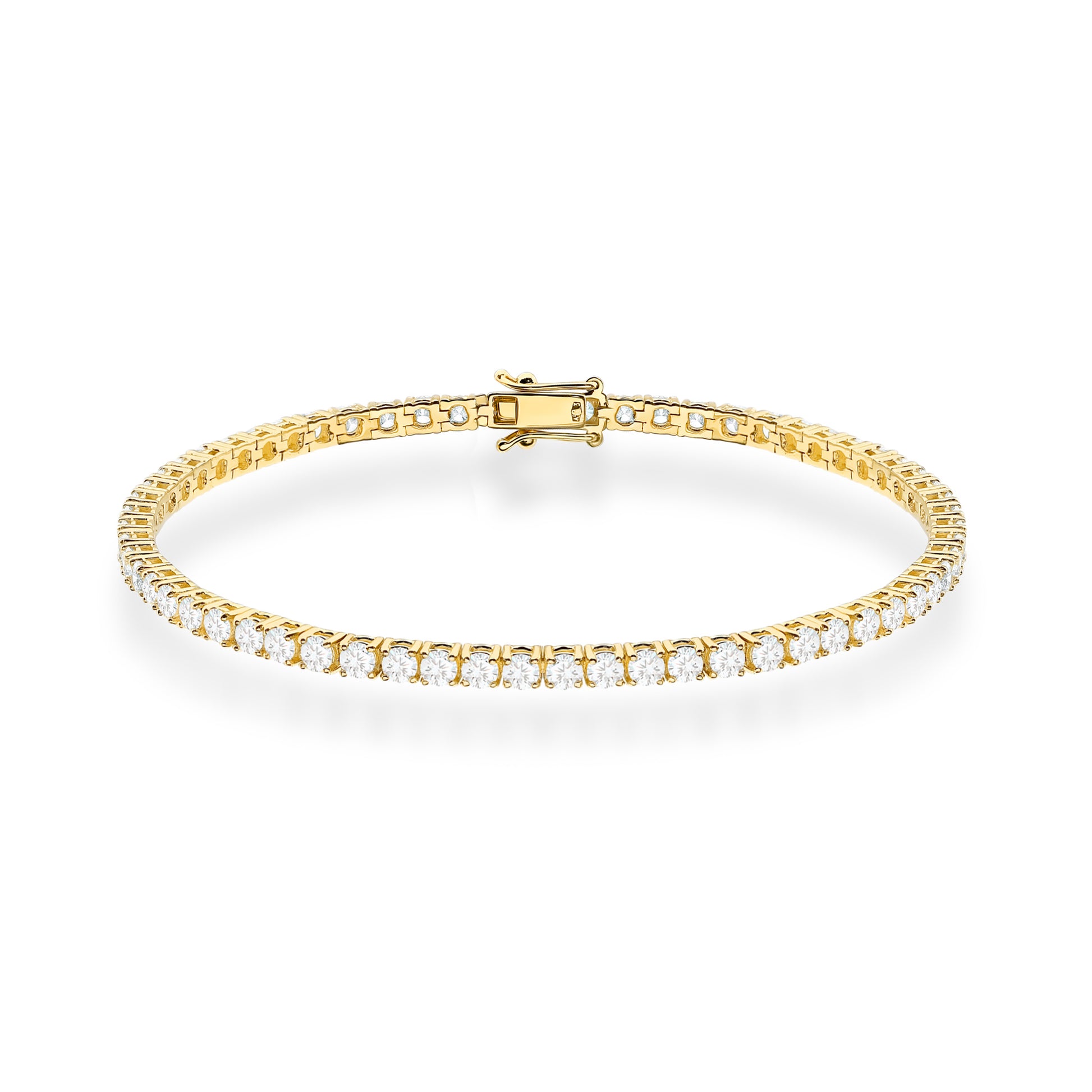 Bratara Aur 14K cu Diamante Naturale 3.72 ct