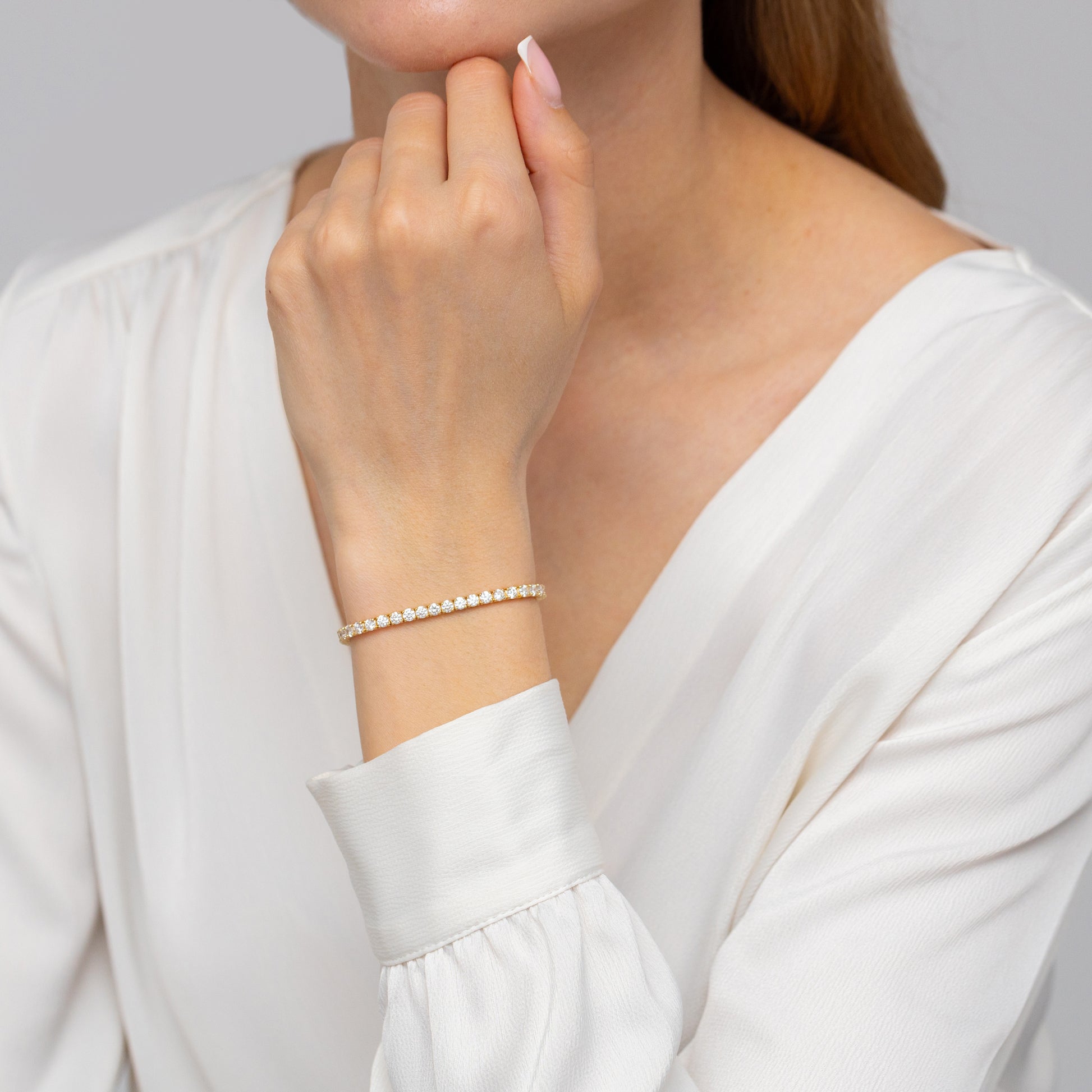 Bratara Aur 14K cu Diamante Naturale 6.48 ct