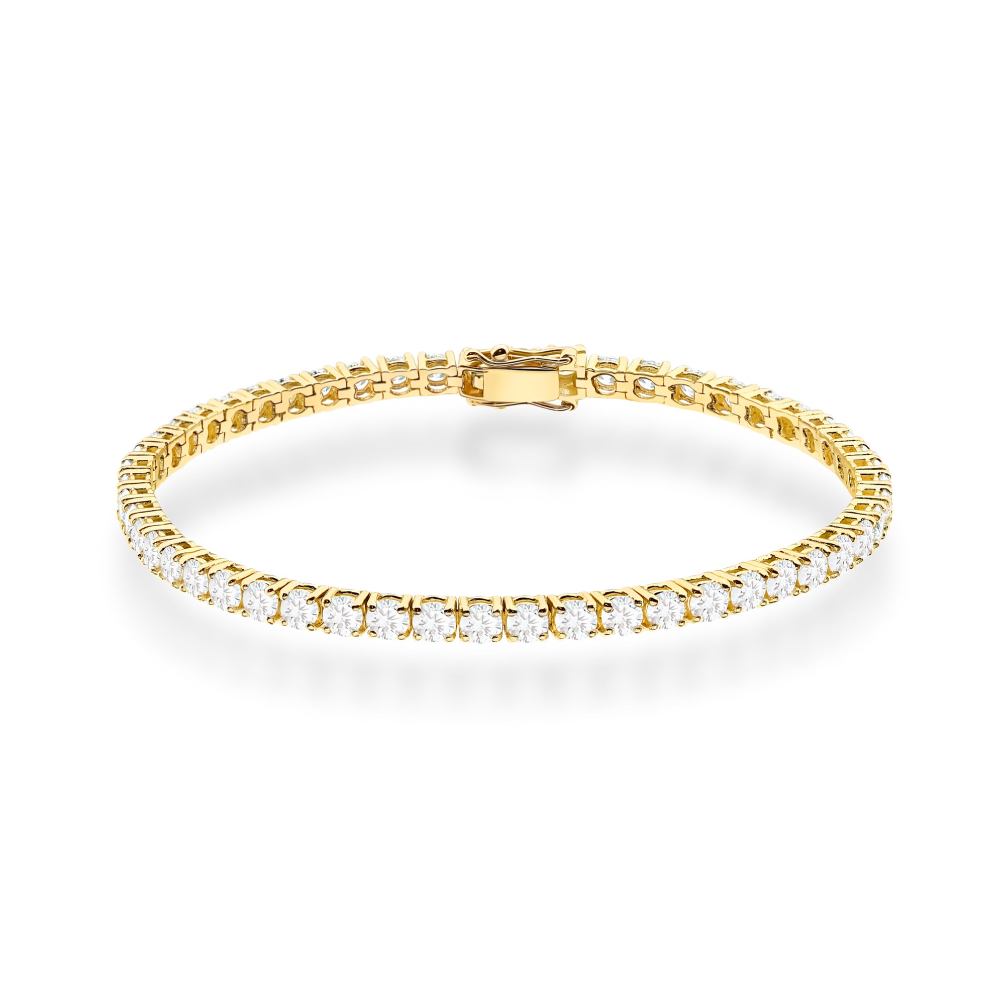 Bratara Aur 14K cu Diamante de Laborator 7.20 ct