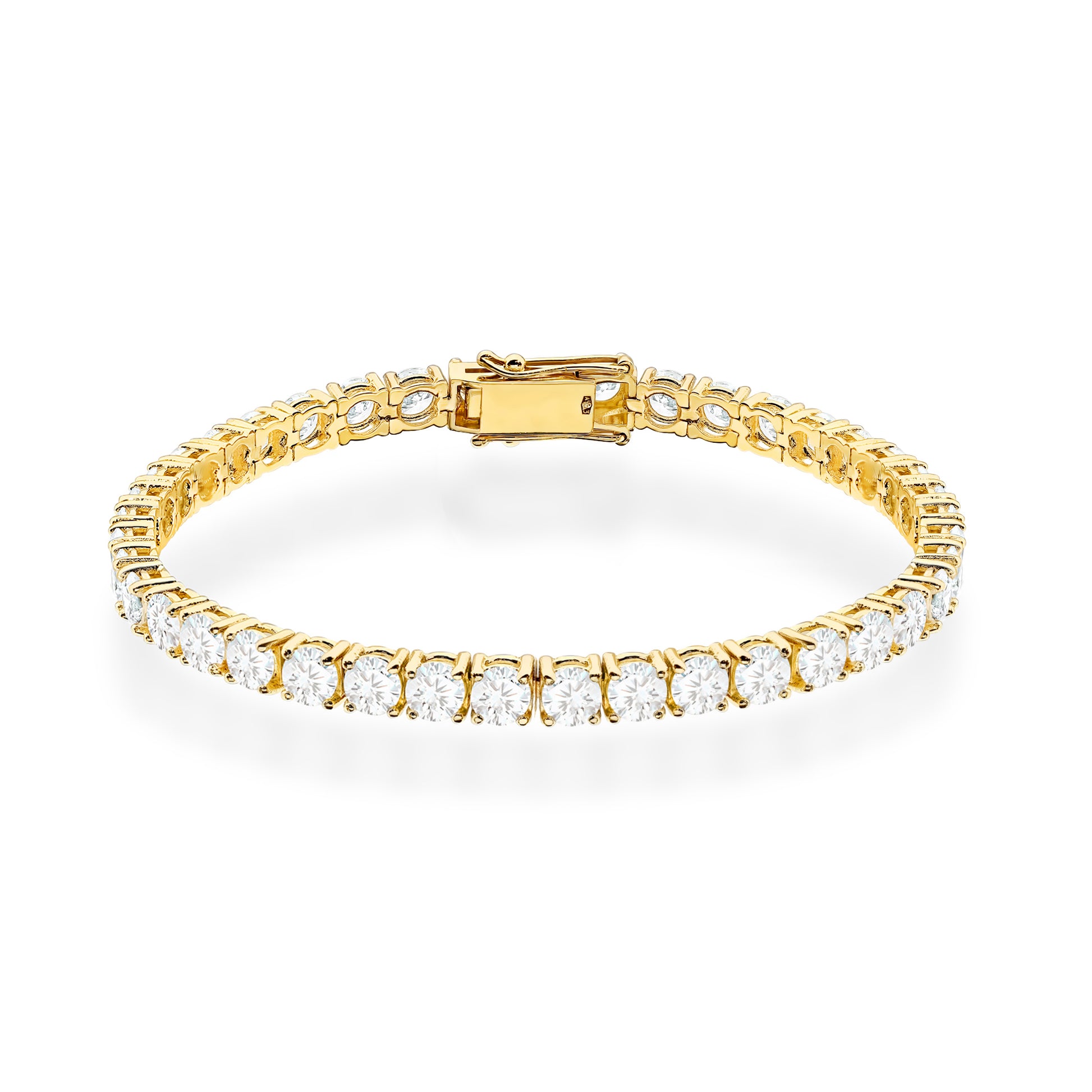 Bratara Aur 14K cu Diamante de Laborator 10.25 ct