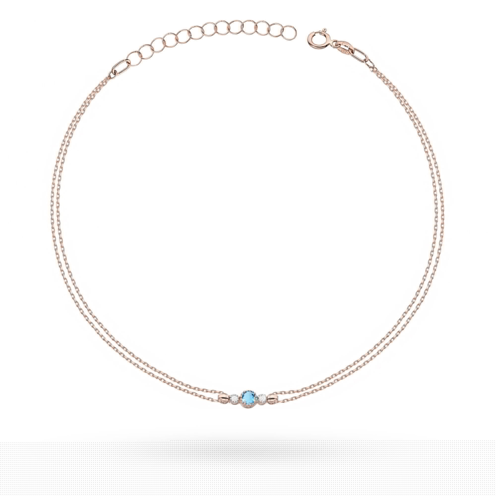 Brățară Aur 14K B005 Topaz 0.15ct