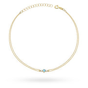 Brățară Aur 14K B005 Topaz 0.15ct