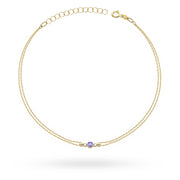 Brățară Aur 14K B005 Tanzanit 0.15ct