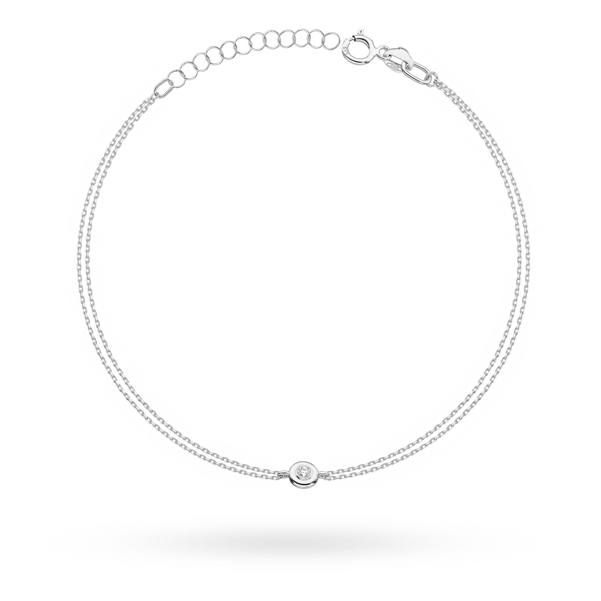 Bratara Aur 14K cu Diamant 0.02 ct