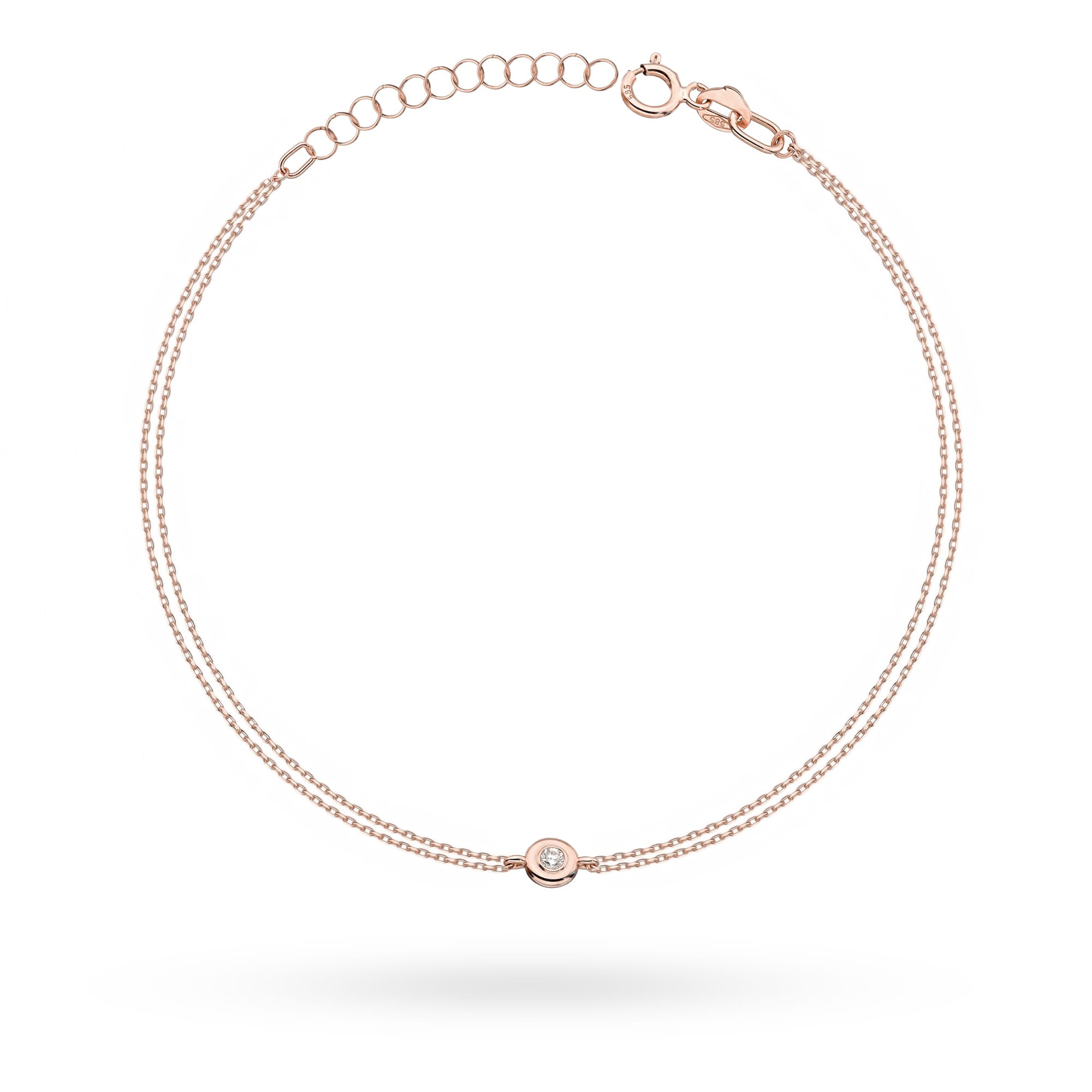 Bratara Aur 14K cu Diamant 0.02 ct