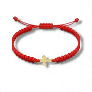 Bratara impletita cu Cruciulita - Aur 14K