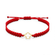 Bratara impletita cu Ingeras decupat - Aur 14K