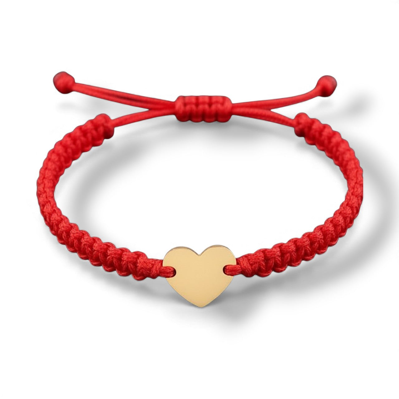 Bratara impletita cu Inimioara - Aur 14K