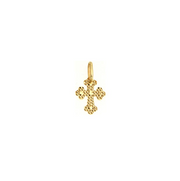 Pandantiv Cruce cu Model Aur 14k