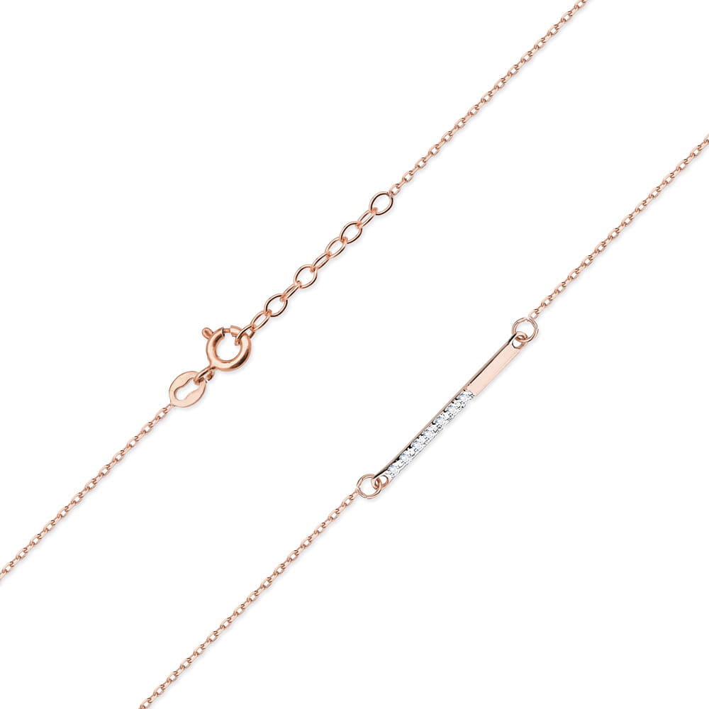 Image for Colier Aur 14 K cu Diamante 0.03 ct