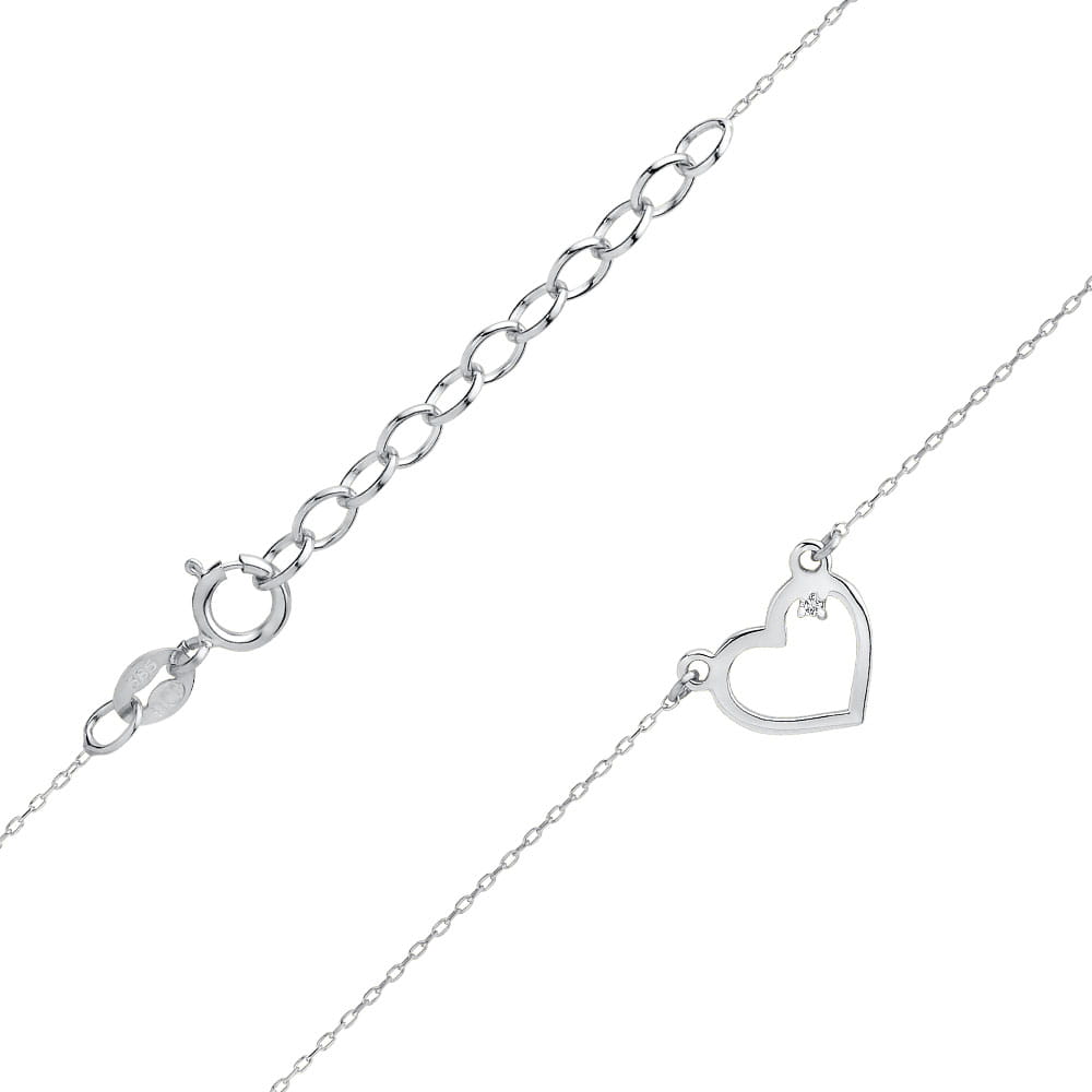 Image for Colier Inima Aur 14K cu Diamante 0.005 ct