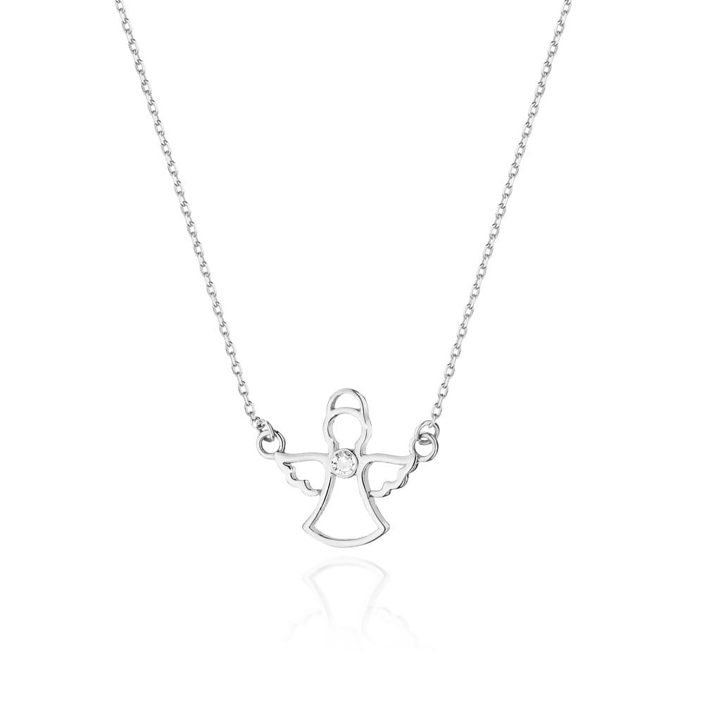 Image for Colier Inger Aur 14 K cu Diamante 0.0145 ct