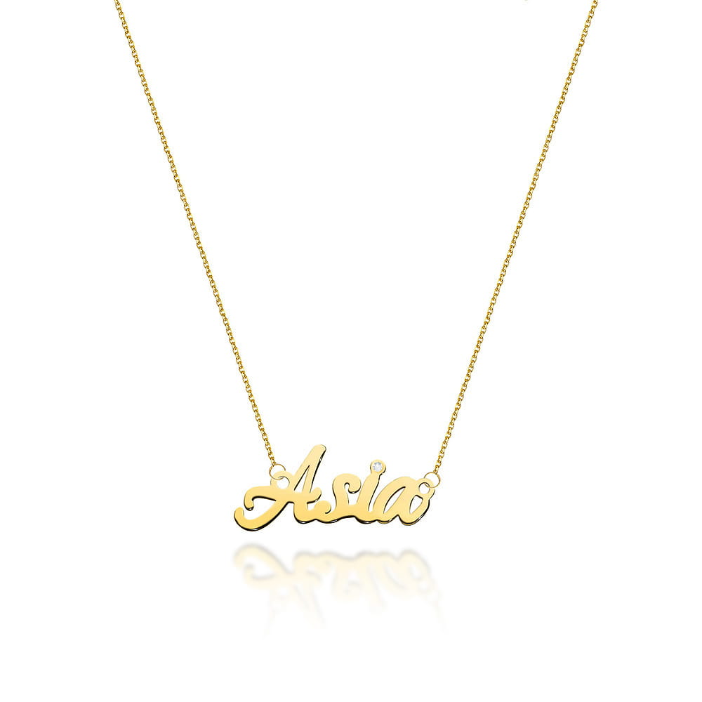 Colier Aur 14K C067 Diamante