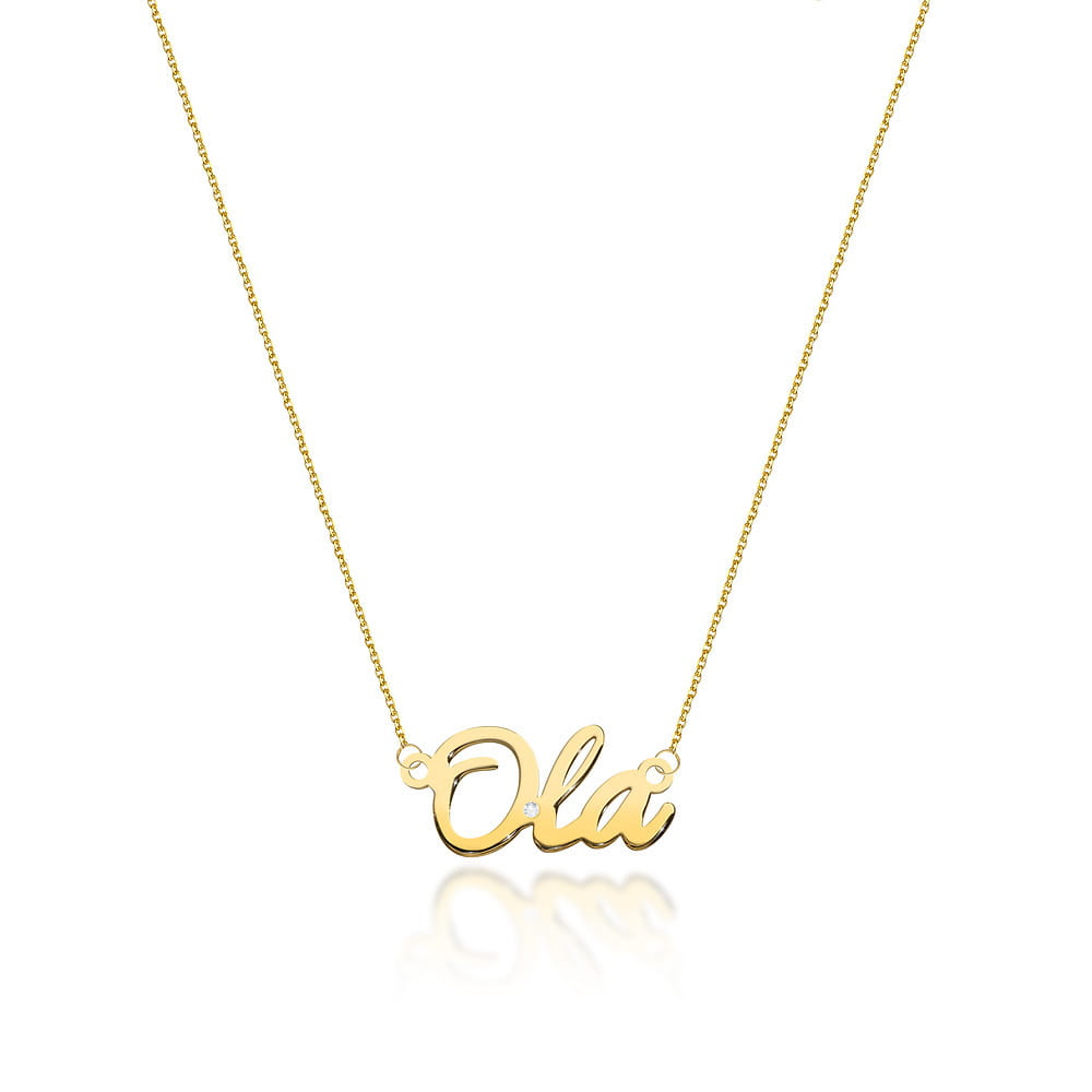 Colier Aur 14K C067 Diamante
