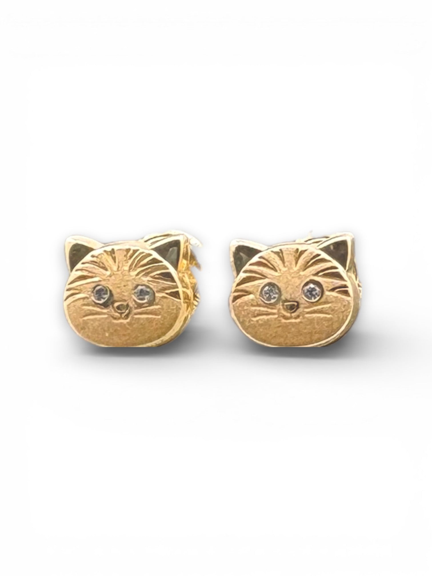 Cercei Aur 9K pisica, Filet cu Protectie