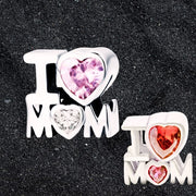 Talisman Argint 925 rodiat I love mom
