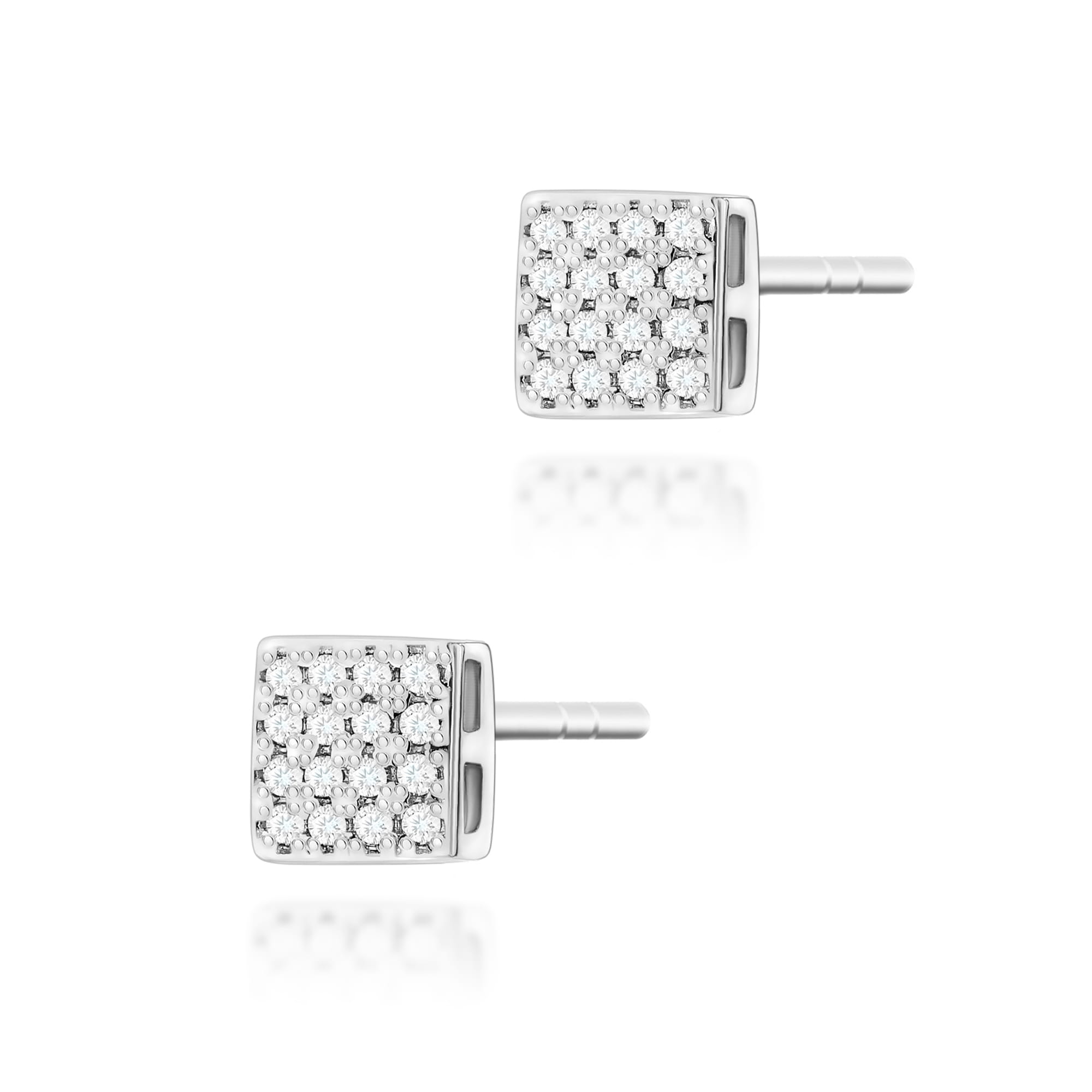Cercei Aur 14K cu Diamante Naturale Naturale 0.16 ct
