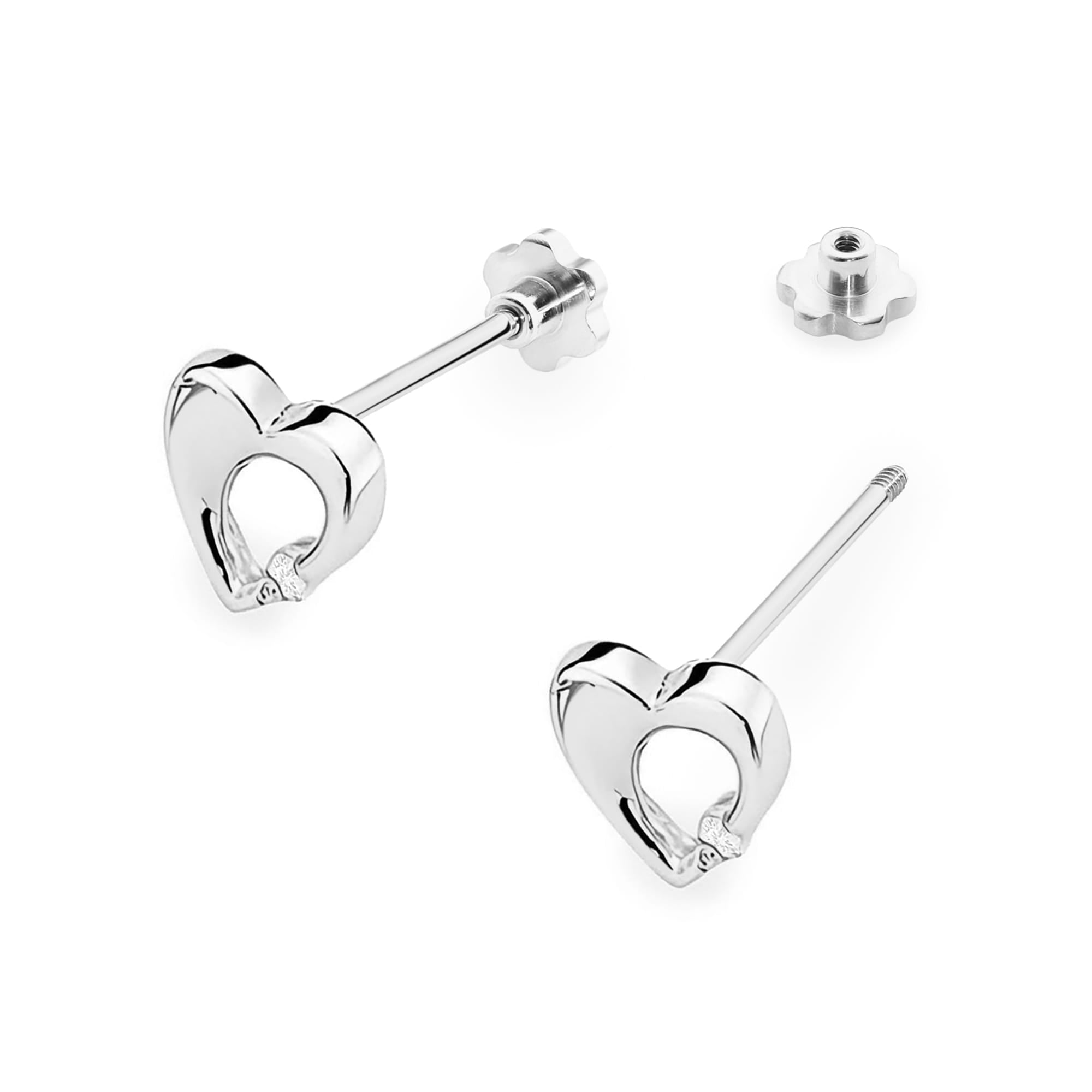 Cercei Aur 14K Diamant 2 x 0.0086ct Rotund Stud