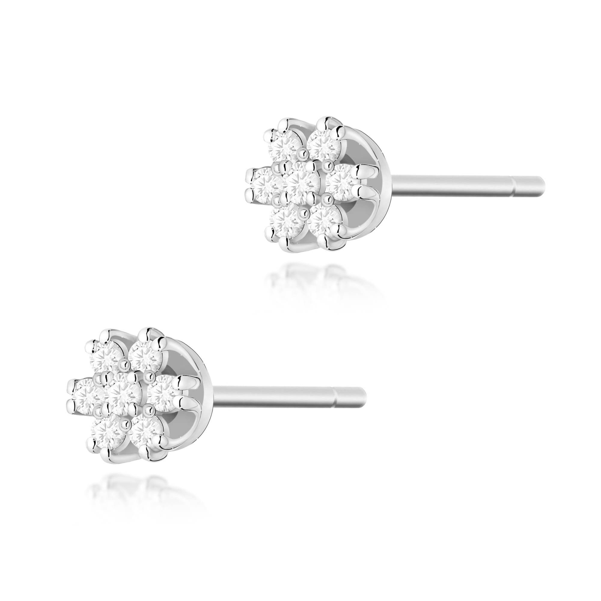 Cercei Aur 14K cu Diamante Naturale 0.20 ct