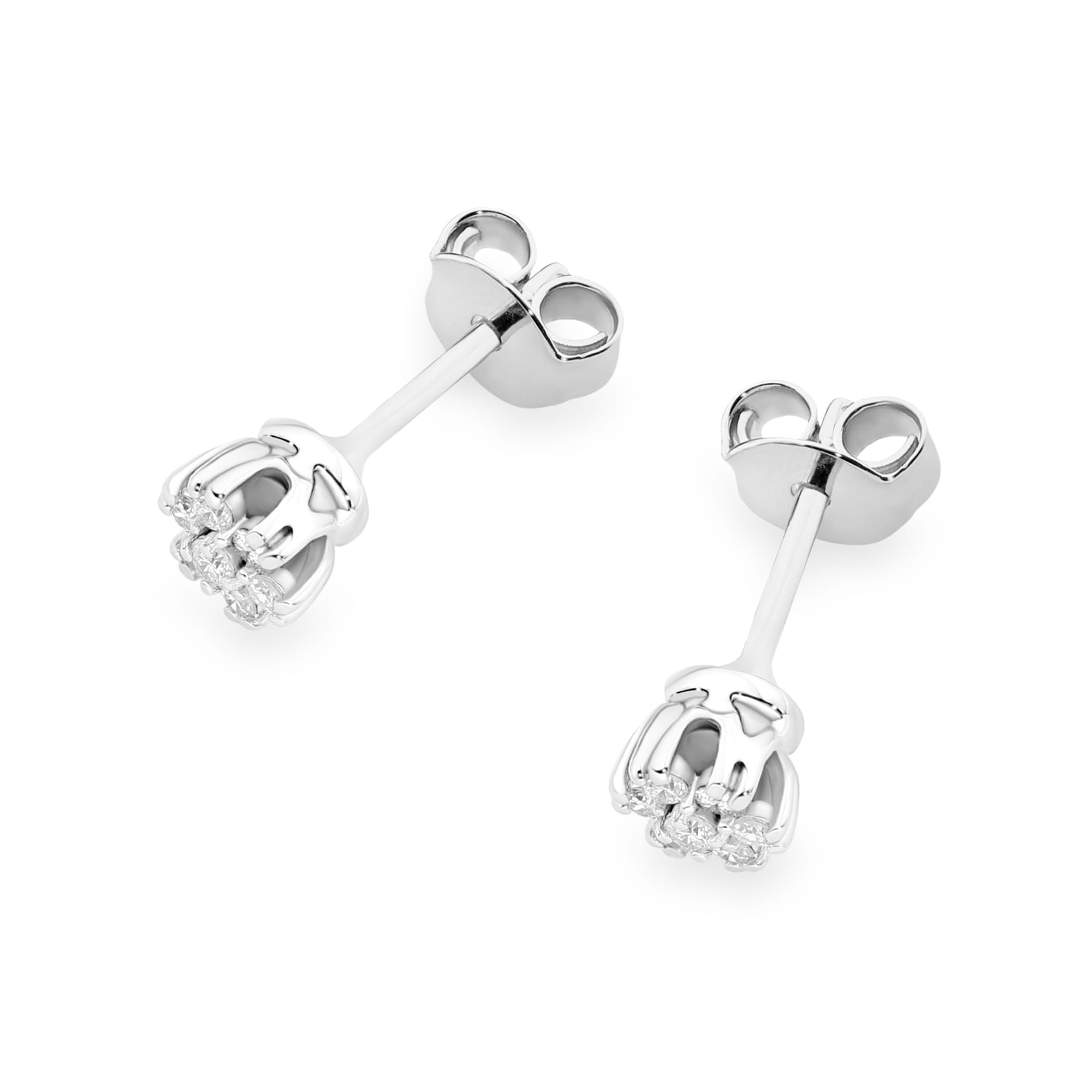 Cercei Aur 14K cu Diamante Naturale 0.20 ct